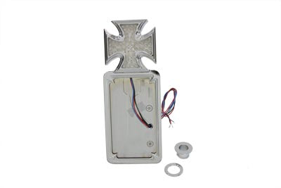 HARLEY Red Baron Cross LED-Rückleuchten-Kit passend für FXST ab Bj. 1986,