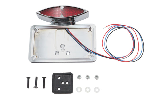 HARLEY Chrome Katz Eyez LED Tail Lamp Kit Fender Mount Type Fits 0- Custom, application