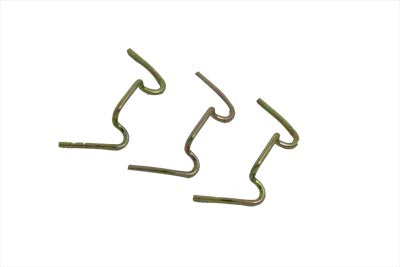 HARLEY Teardrop Headlamp Lens Retainer Clip Set fits 0- All, 6 headlamps"