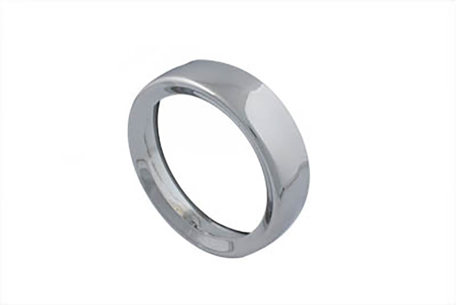 HARLEY 7 inch Headlamp Chrome Frenched Trim Ring fits 1983-2013 FLT, except Tour Glide and Road Glide 1994-UP FLHR, 1986-UP FLST, with Headlamp Nac