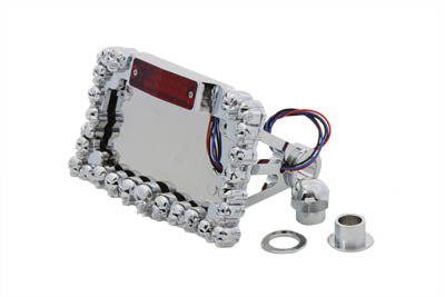 HARLEY Chrome Skull Type Tail Lamp Assembly Fits 0- Custom, application