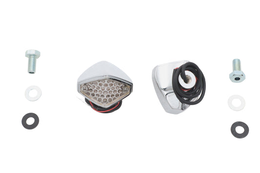 HARLEY Rote LED Klarglas Mikro-Positionsleuchten-Set Passt 0- Custom, Anwendung