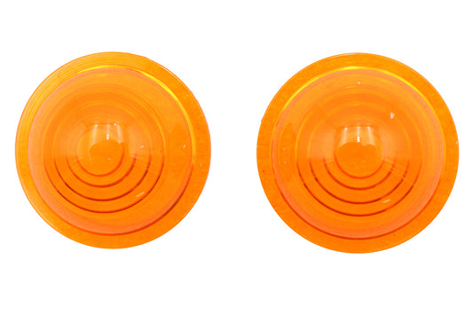 HARLEY Mini Bullet Marker Lamp Amber Lens Fits 0- Custom, application for mini bullet marker lamps