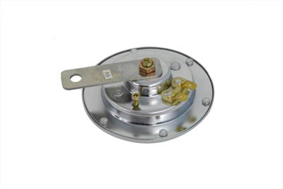 HARLEY Universal Style 6 Volt Chrome Horn Fits 0- Custom, application on Classic models 0- Custom,