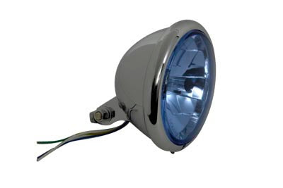 HARLEY 5-3/4 inch Round Headlamp Bates Style fits 0- Custom, application