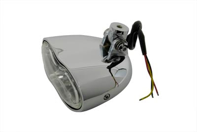 HARLEY 5-3/4 inch Headlamp Assembly Bi-Focal Style with Clear Lens fits 0- Custom, application
