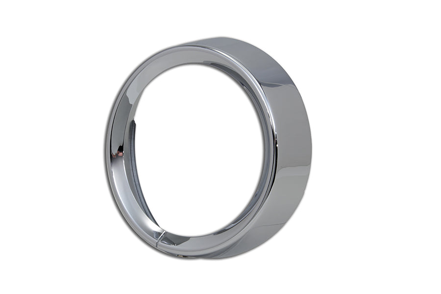 HARLEY 7 inch Headlamp Chrome Frenched Trim Ring fits 2014-UP FLHT, 2014-2023 FLHX, 2014-2023 FLTRX, 1994-UP FLHR,