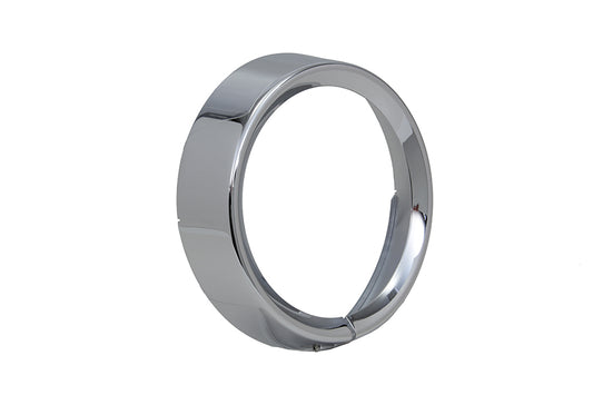 HARLEY 7 inch Headlamp Chrome Frenched Trim Ring fits 2014-UP FLHT, 2014-2023 FLHX, 2014-2023 FLTRX, 1994-UP FLHR,