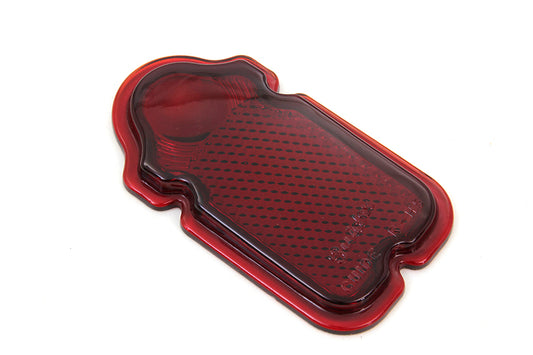 HARLEY Red Glass Tail Lamp Lens fits 1947-1954 FL,