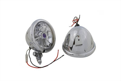 HARLEY 4-1/2 inch Tri Bar Spotlamp fits 0- Custom, application 0- Custom, application