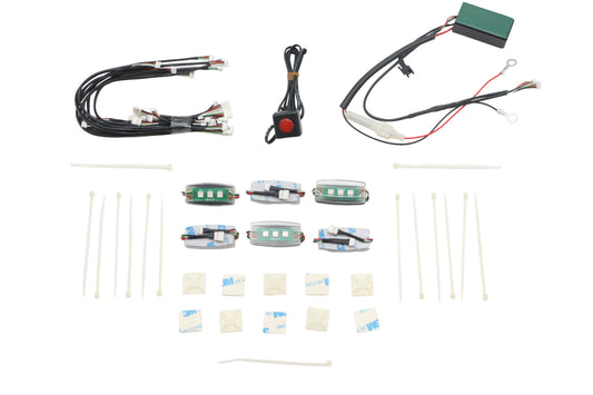 HARLEY LED Marker Lamp Pod Set with 6 Pods Fits 0- Custom, application