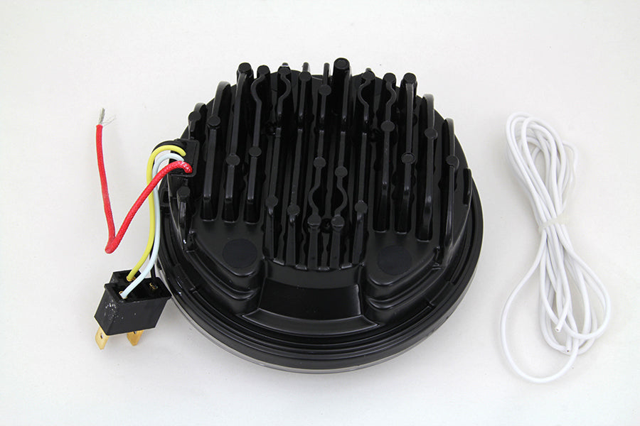 HARLEY 5-3/4 inch Daylight Projector LED Headlamp fits 2006-2011 VRSCD, 2006-2011 VRSCDX, 2004-UP XL, 1991-2017 FXD, Excludes FLD and 1991-2005