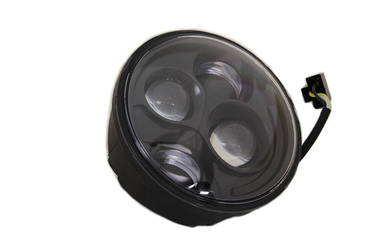 HARLEY 5-3/4 inch LED Headlamp Unit fits 0- Custom, application for 5-3/4 custom headlamps"
