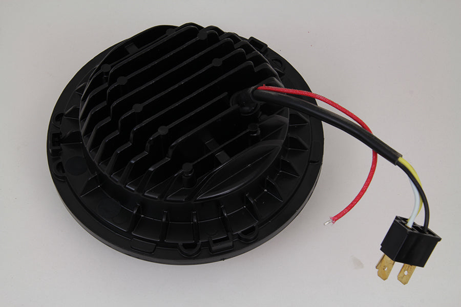 HARLEY 7 inch LED Headlamp Unit Black fits 1960-1984 FL, 1994-2013 FLT,