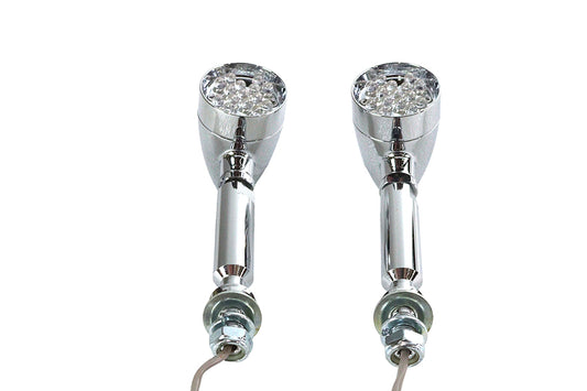HARLEY Blinker Set Bullet Rot mit langem Bolzen Passend für 0- Custom, Anwendung