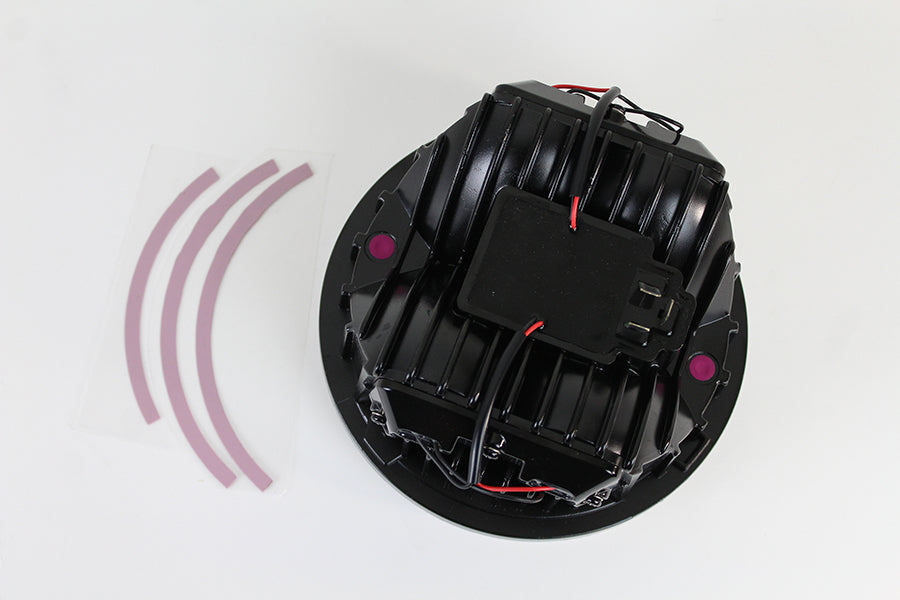 HARLEY 7 inch LED Headlamp Unit fits 0- Custom, Application