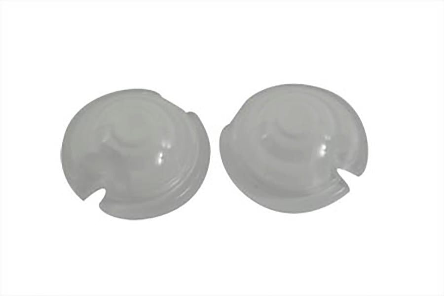 HARLEY Replica Marker Lamp Lens Glass Bullet Style White fits 0- Custom, application for bullet style marker lamps