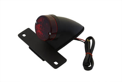 HARLEY Black Sparto Sport Tail Lamp with Red Lens Fits 0- Custom, application