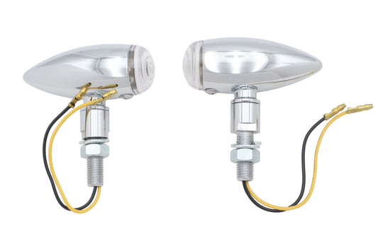 HARLEY Mini LED Bullet Clear Lens Marker Lamp Set Fits 0- Custom, application
