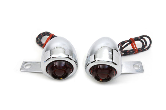 HARLEY Replica Guide Signal Lamp Set Rear fits 1950-1962 FL,