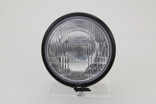 HARLEY 5-3/4 Zoll runder Original-Scheinwerfer schwarz Passt für 1960-1973 XL, 1971-1973 FX,