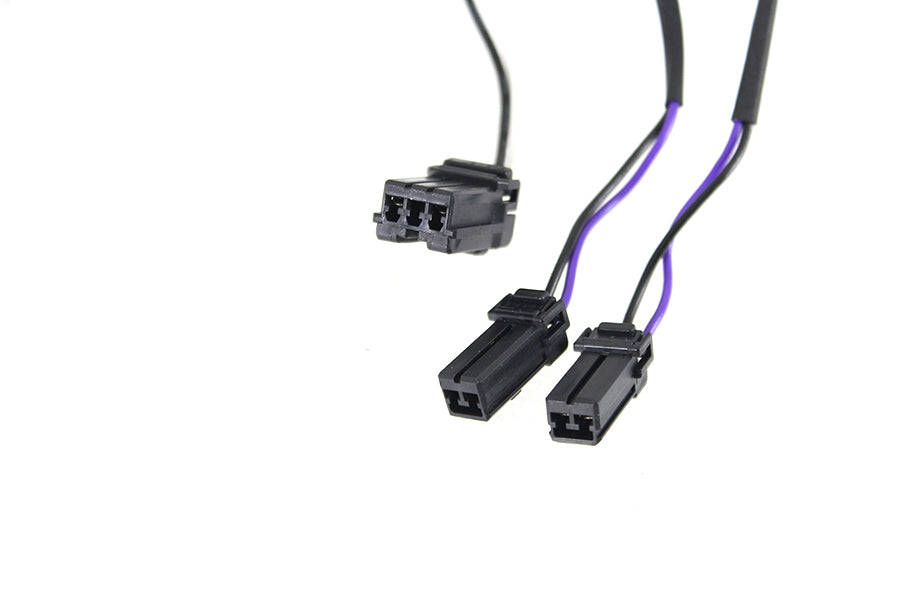 HARLEY Black Bullet Rear Turn Signal Bar and License Plate fits 1999-2008 FLHR, 1999-2008 FLHT, 1999-2008 FLHTC, 1999-2008 FLHTCU, 1999-2008