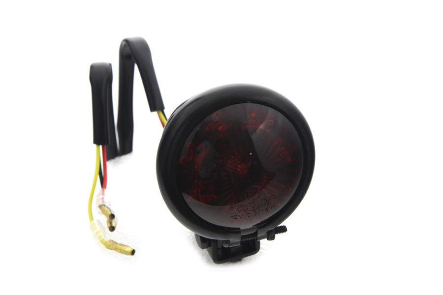 HARLEY Round LED Tail Lamp with Red Lens fits 0- Custom, application