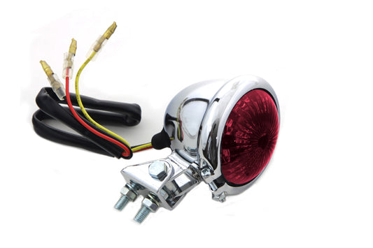 HARLEY Round LED Tail Lamp with Smoked Lens Fits 0- Custom, application