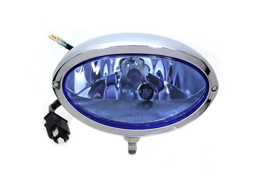 HARLEY Chrome Oval Style Headlamp fits 0- Custom, application
