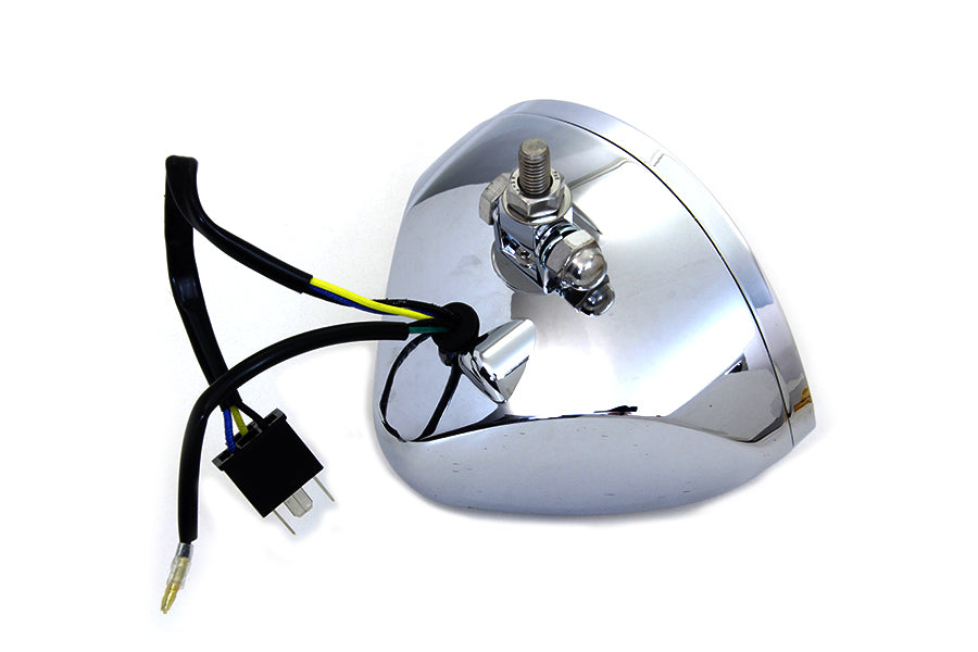 HARLEY Chrome Oval Style Headlamp fits 0- Custom, application