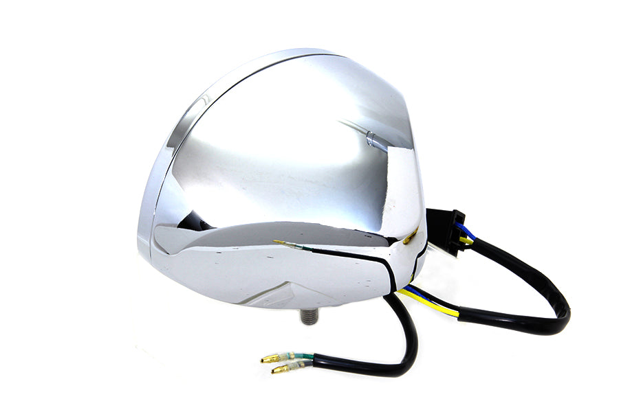 HARLEY Chrome Oval Style Headlamp fits 0- Custom, application