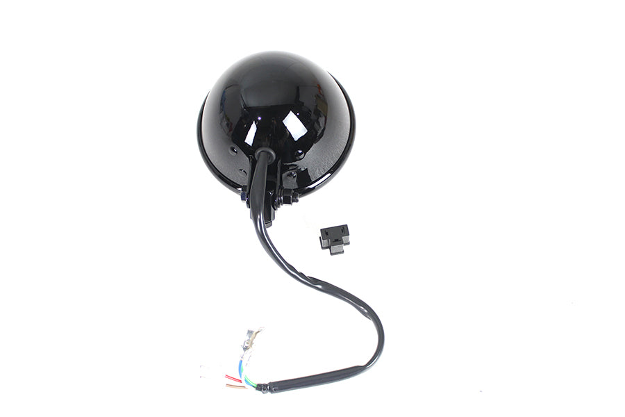 HARLEY 5-3/4 inch Bates Style LED Headlamp Black fits 0- All, models