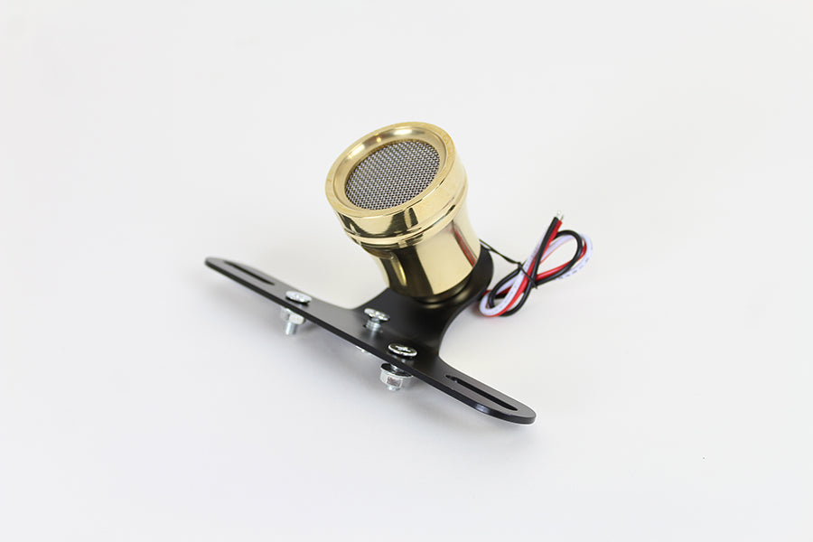 HARLEY LED Search Light Tail Lamp Assembly Brass fits 0- Custom, application