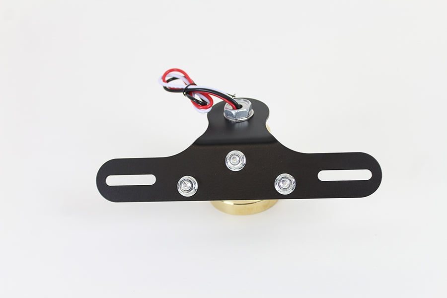 HARLEY LED Search Light Tail Lamp Assembly Brass fits 0- Custom, application