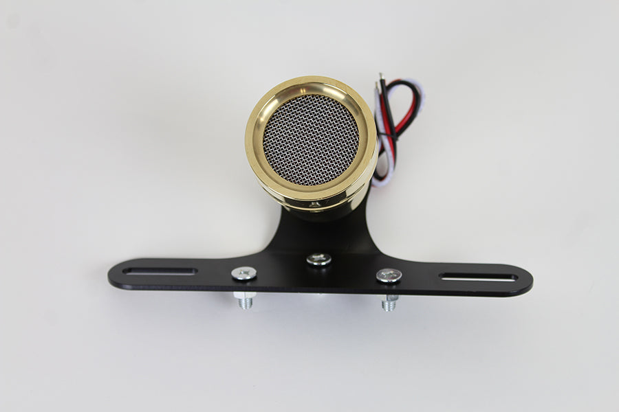 HARLEY LED Search Light Tail Lamp Assembly Brass fits 0- Custom, application