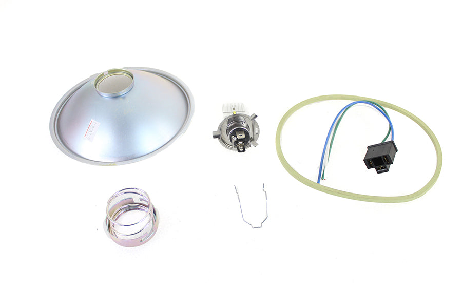 HARLEY Spring Fork LED 6 Volt Headlamp Insert fits 1937-1952 EL, 1941-1948 FL,