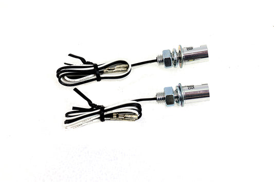 HARLEY Chrome Burdett Kennzeichenschrauben-Set mit LED Passt 0- Sonderanfertigung, Anwendung