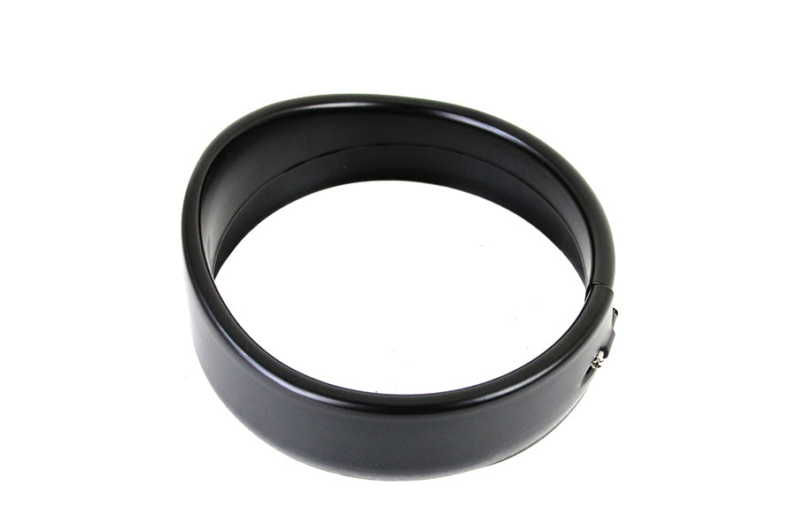 HARLEY 5-3/4 inch Visor Style Headlamp Trim Ring Black fits 2004-UP XL, 883/883L/883N/883R/1200L/1200N/1200R/1200T/1200X/1200XS 2016-UP XL, 1200CX 19