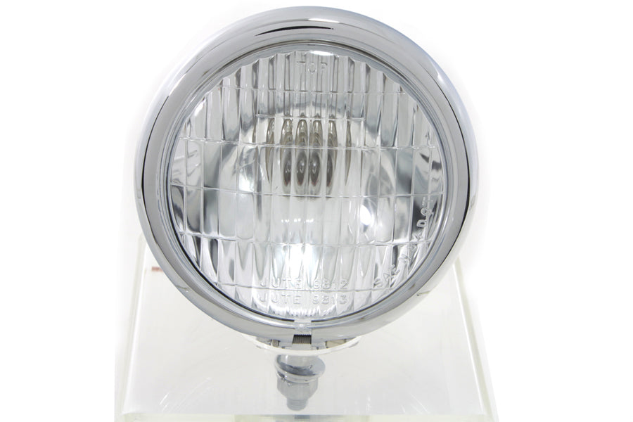 HARLEY 4-1/2 inch Stock Reflector Headlamp fits 0- Custom, application 0- Custom, application