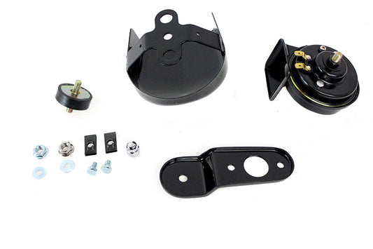 HARLEY Softail Hupen-Kit mit schwarzer Abdeckung Passend für FLST Modelle 1984-1999, FXST Modelle 1984-1999,