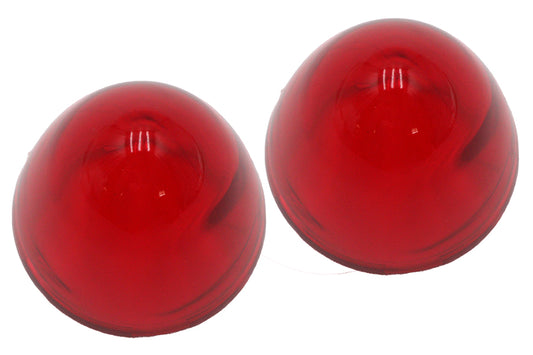 HARLEY Bullistic Blinkergläser Rot Passend für 2005-2017 FXD, 2005-UP FXST, 2005-UP FLHX, 2005-U
