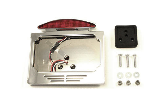 HARLEY Chrome Billet Fender Mount LED Tail Lamp Slice Type fits 1973-1984 FX, 1973-1984 FL, 1973-UP XL, 1982-1994 FXR, 1982-1994 FXR, 1991-