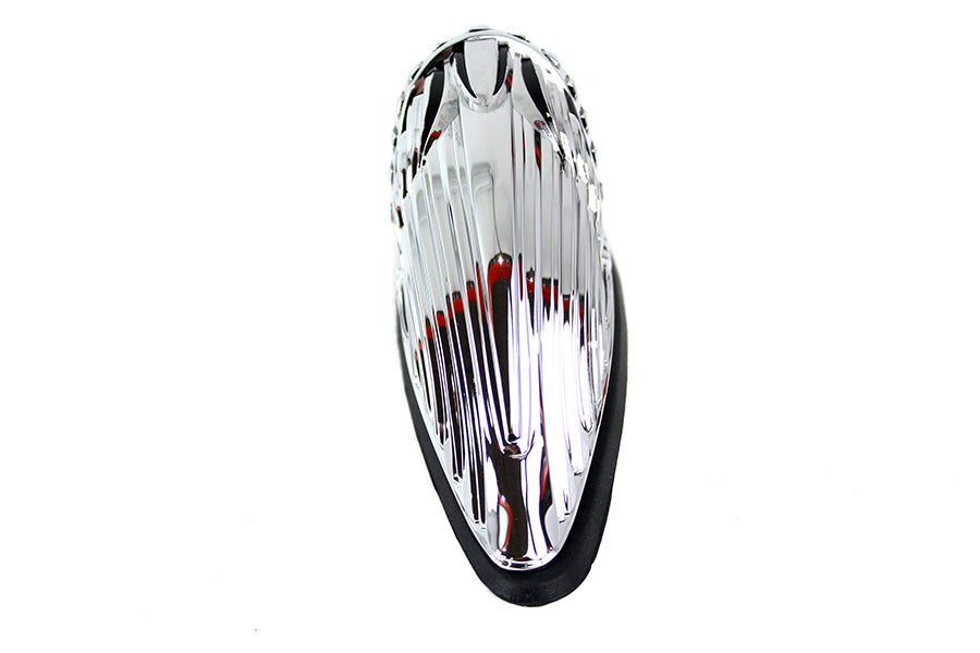 HARLEY Skull Head Front Fender Lamp Chrome fits 0- Custom, application