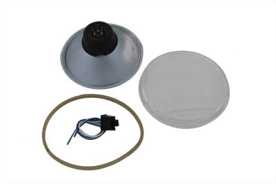 HARLEY Spring Fork H-4 Headlamp Unit fits 0- All, 6-1/2 headlamps"