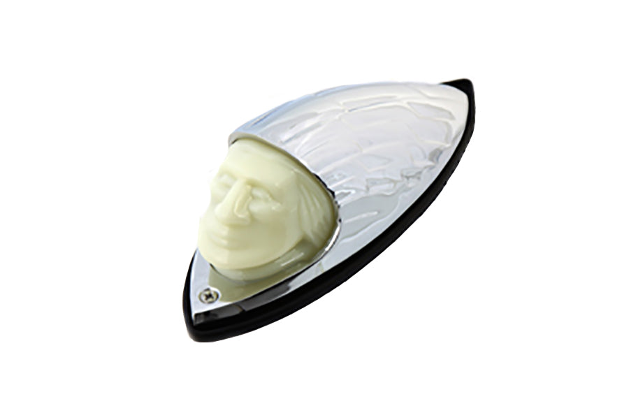 HARLEY Indian Face Front Fender Lamp fits 0- Custom, application