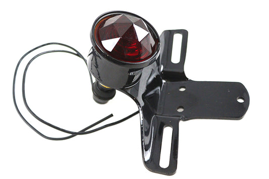 HARLEY Nachbau Rücklicht mit facettierter roter Linse, passend für 1934-1938 VL,