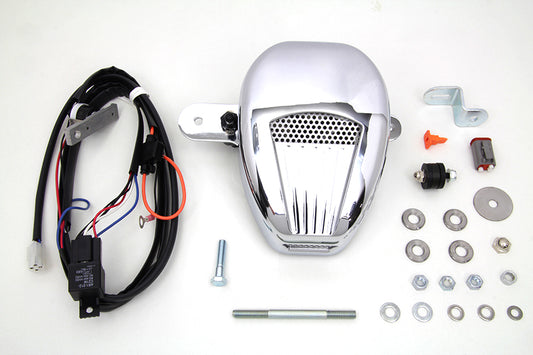 HARLEY Jims Forceflow Zylinderkopf-Kühler-Kit Chrom Passend für 1999-UP FLST, 1999-UP FXST, 1999-2017