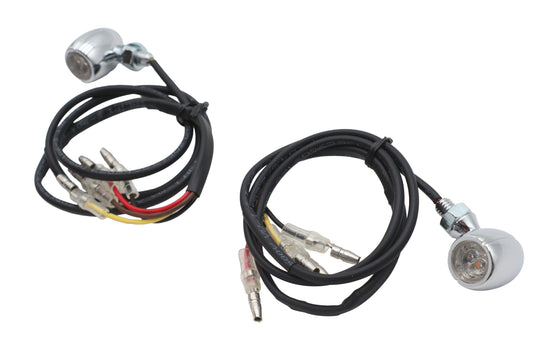 HARLEY 3 in 1 Mini LED Rücklicht/Blinker-Einheit Chrom Passend für 0- Custom, Anwendung