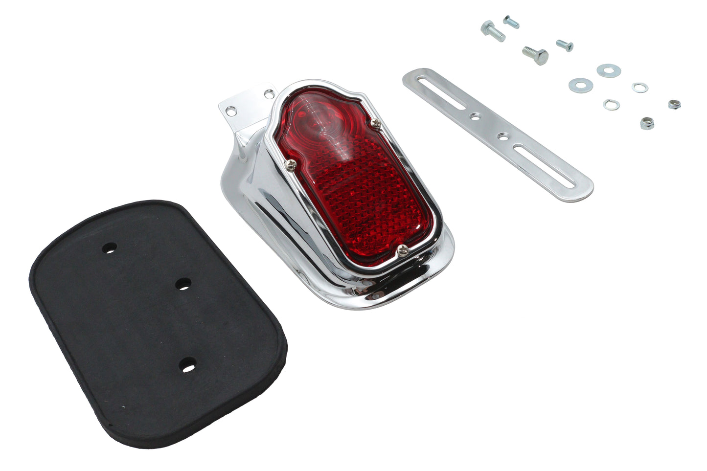 HARLEY Chrome Grabsteinstil-Rücklicht mit LED Passt für 0- Custom, Anwendung