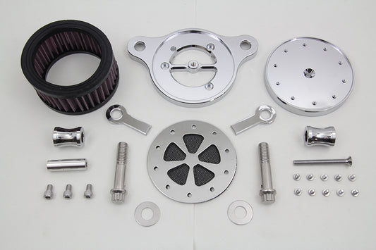 HARLEY Wyatt Gatling Luftfilter-Kit Chrom passend für 1991-UP XL,